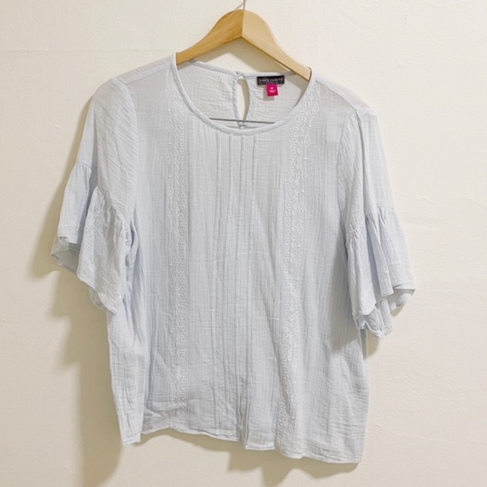 Vince Camuto light blue blouse